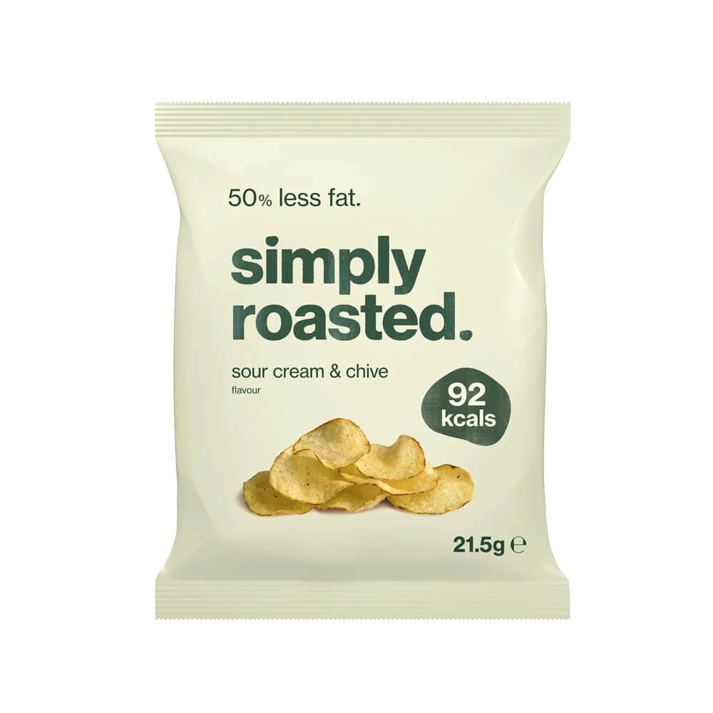 Simply Roasted Sour Cream And Chive Crisps 21.5g